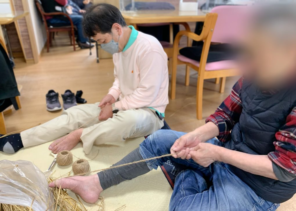 12月 巨大しめ縄作り