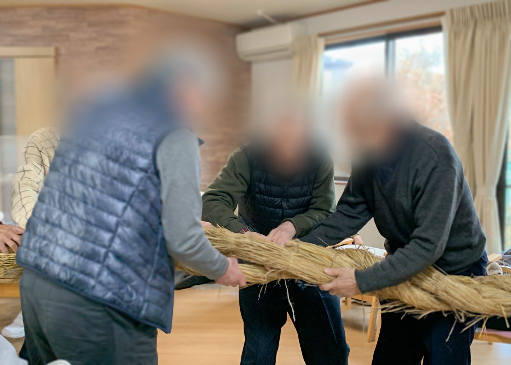 12月 巨大しめ縄作り